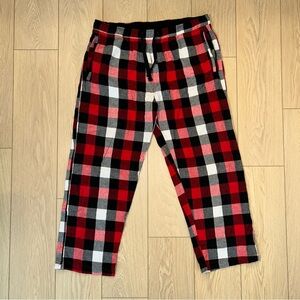 Bluenotes Checkered Red Pajama Pants Size XL